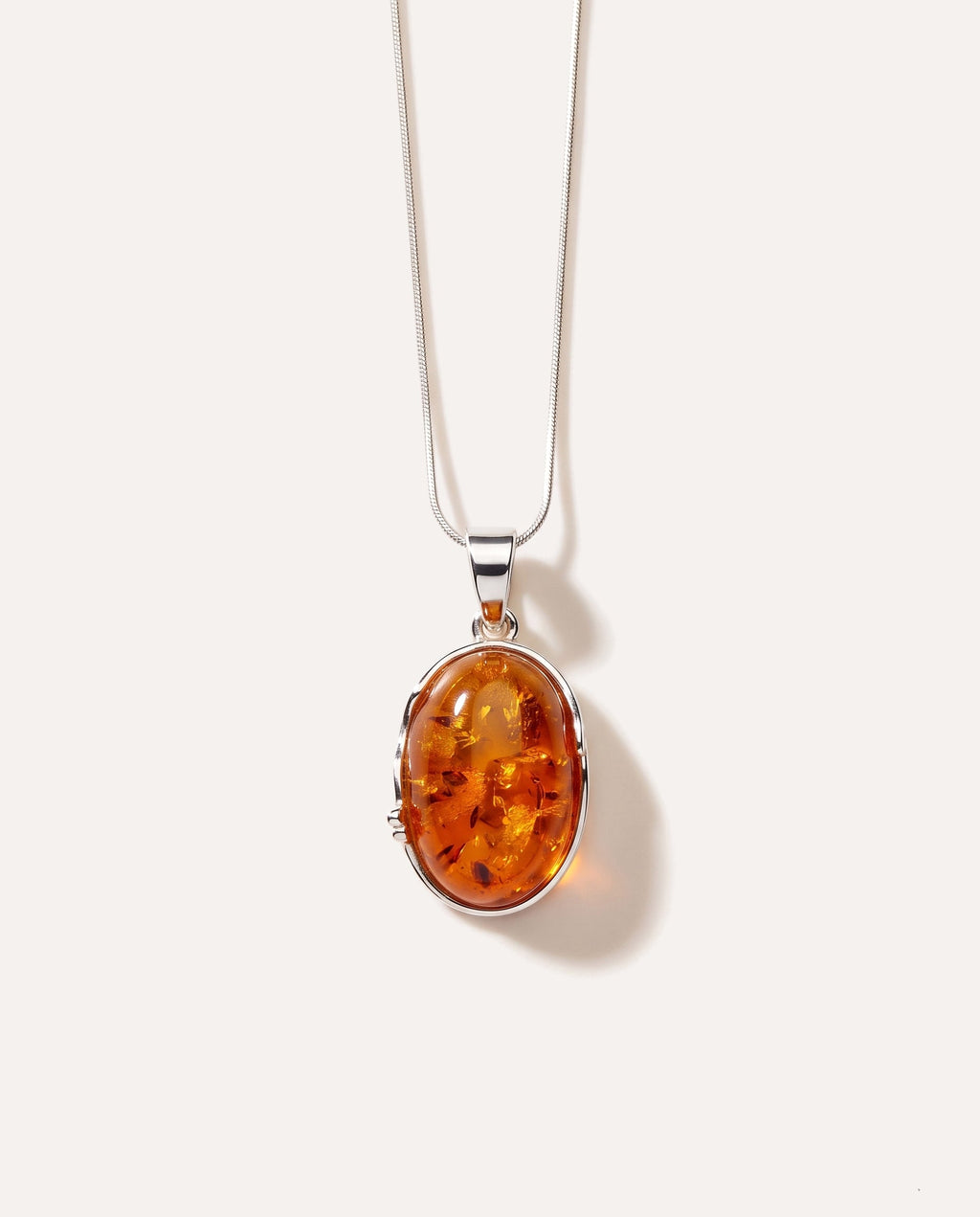 Amber Tidal Pendant Necklace
